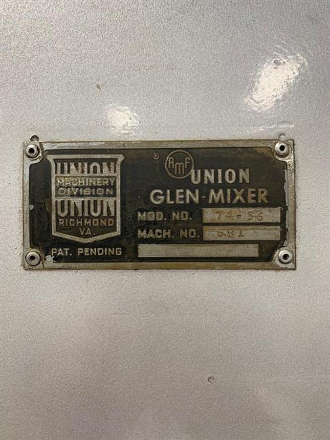 Used AMF 340-qt Mixer with (3) SS Bowls