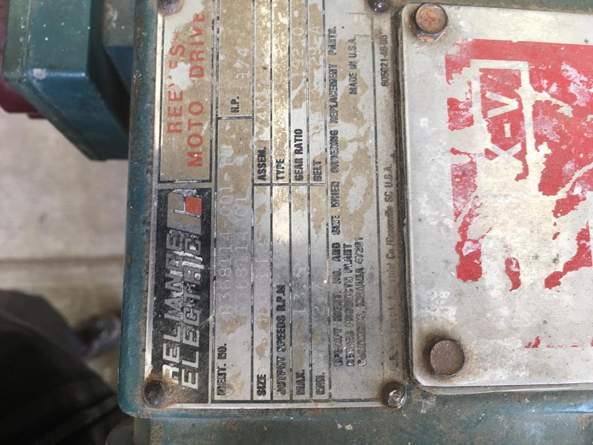 Used Buflovak 18" Wide Stainess Steel Drum Flaker with Top Applicator Roller