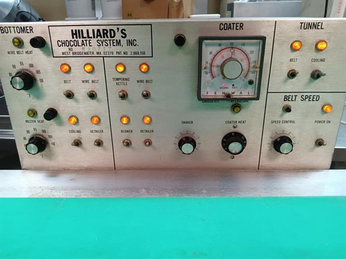Used Hilliard 16" Enrobing Line