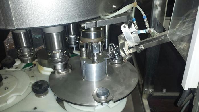 Used ZALKIN CA3PM ROTARY 3-HEAD CAPPER, 43 MM.CAP