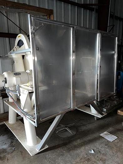 Used Patterson Kelley 10 Cu Ft stainless steel V Blender