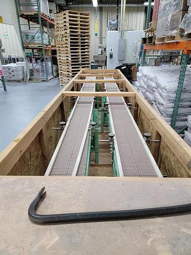 Used Garvey 25-ft Long Accumulating Conveyors (unused)