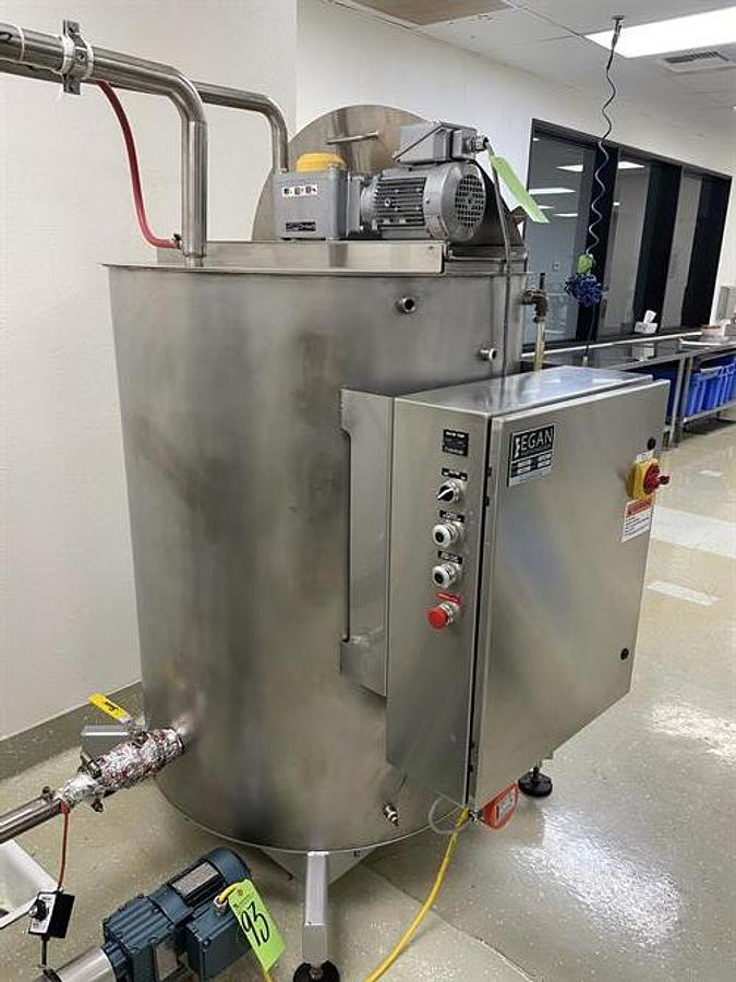 Used Egan 1500-lb Stainless Steel Chocolate Tank
