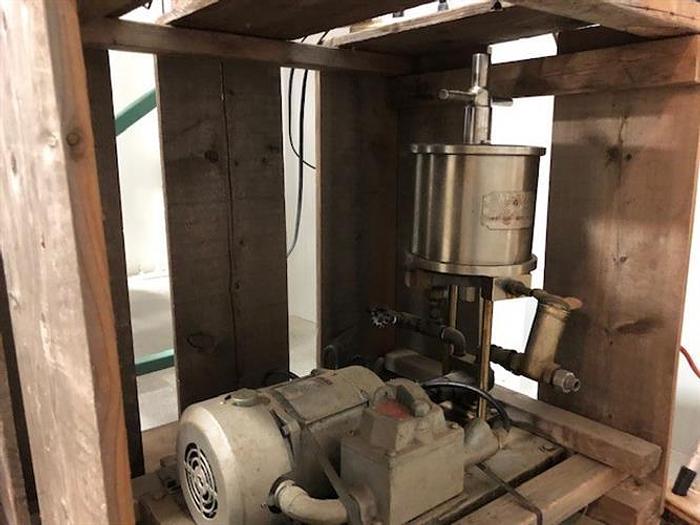 Used Alsop model SD-8 Stainless Steel 7" diameter Filter Press