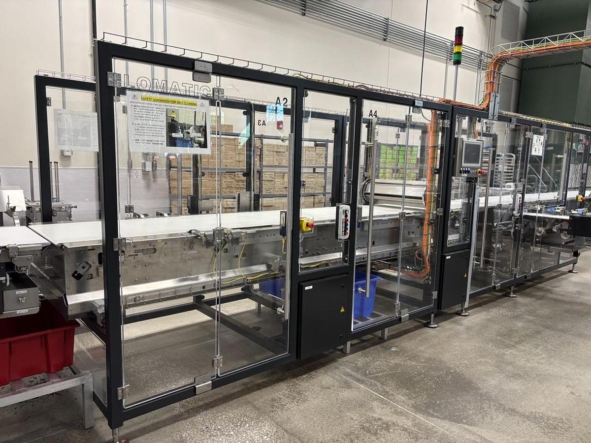 Used Imperial 600 x 225 One Shot Molding Plant with Loesch Bar Wrapper