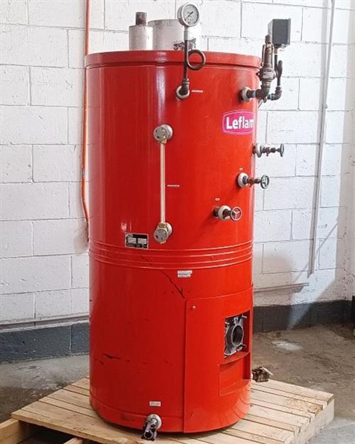 Used Leflam model 509M04 vertical boiler