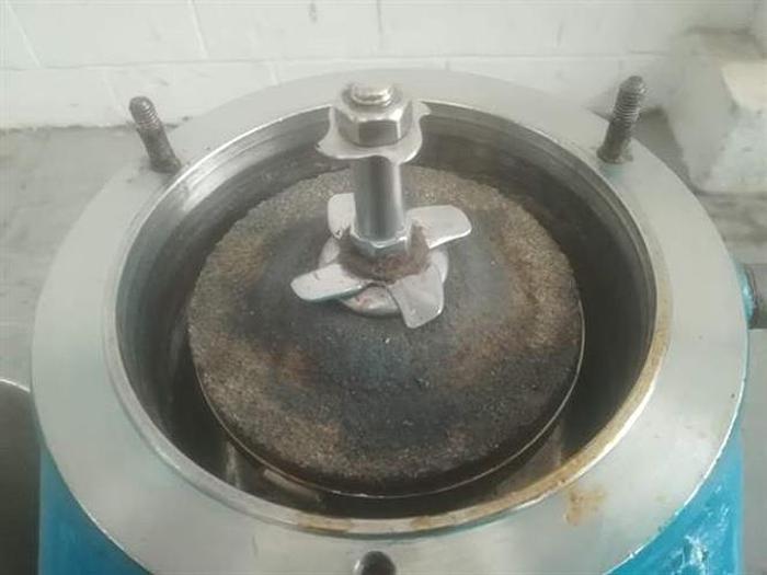 Used Koruma model J2 carborundum vertical colloid mill