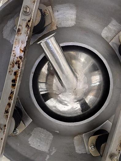 Used Russel Finex model 17240 22" diameter single deck sifter