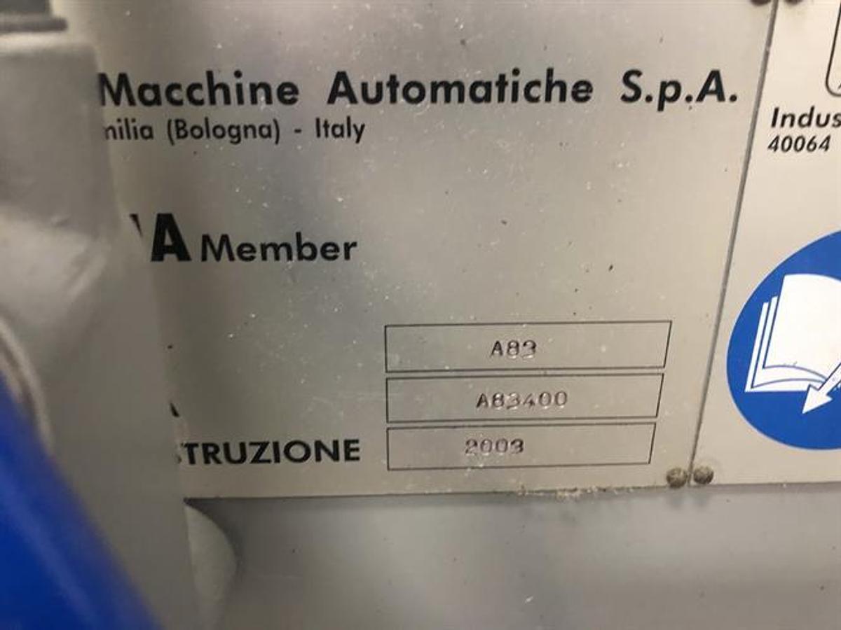 Used IMA model A83 cartoner with blister feeder