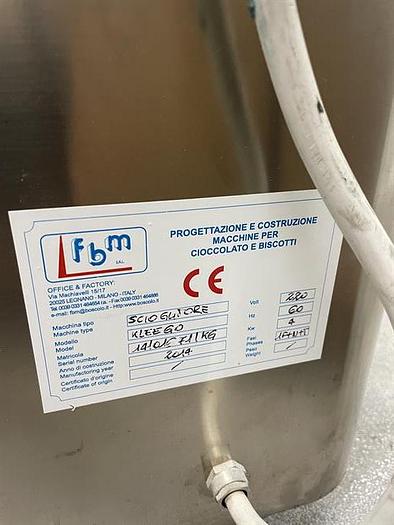 Used FBM Kleego 220-lb Stainless Steel Melter/Conche