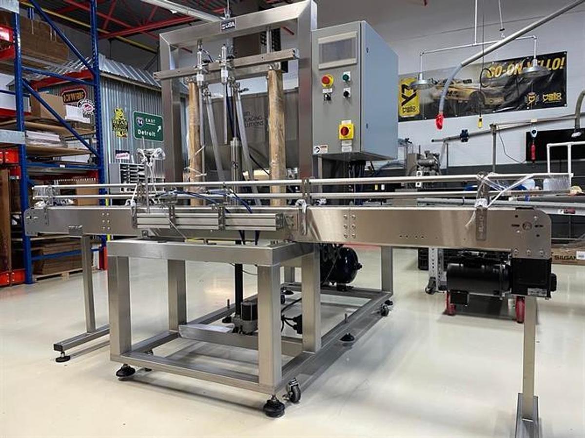 Used Liquid Packaging Solutions SS 2-Piston Filler