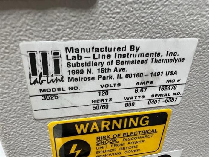 Used Lab-Line model 3525 Shaking Incubator