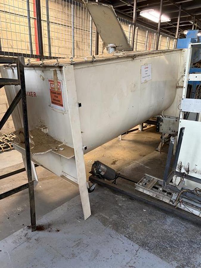 Used Marion 90 Cu Ft Stainless Steel Paddle Blender