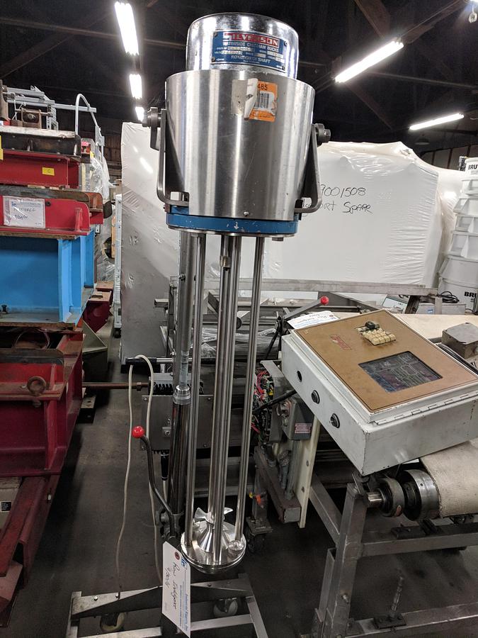 Used Silverson model 3X High Shear Mixer on stand