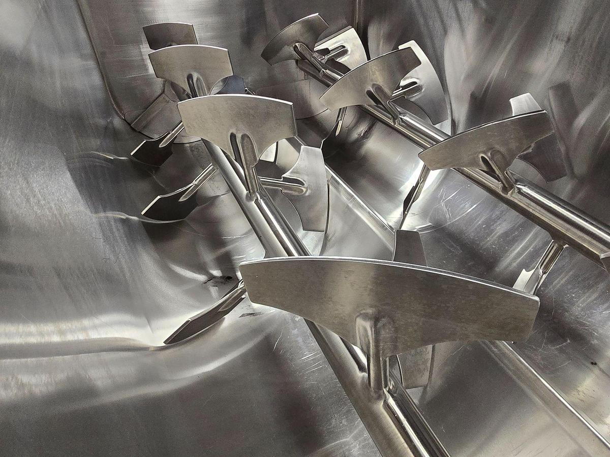 Used AMFEC Model 510 6,000 LB Paddle Mixer