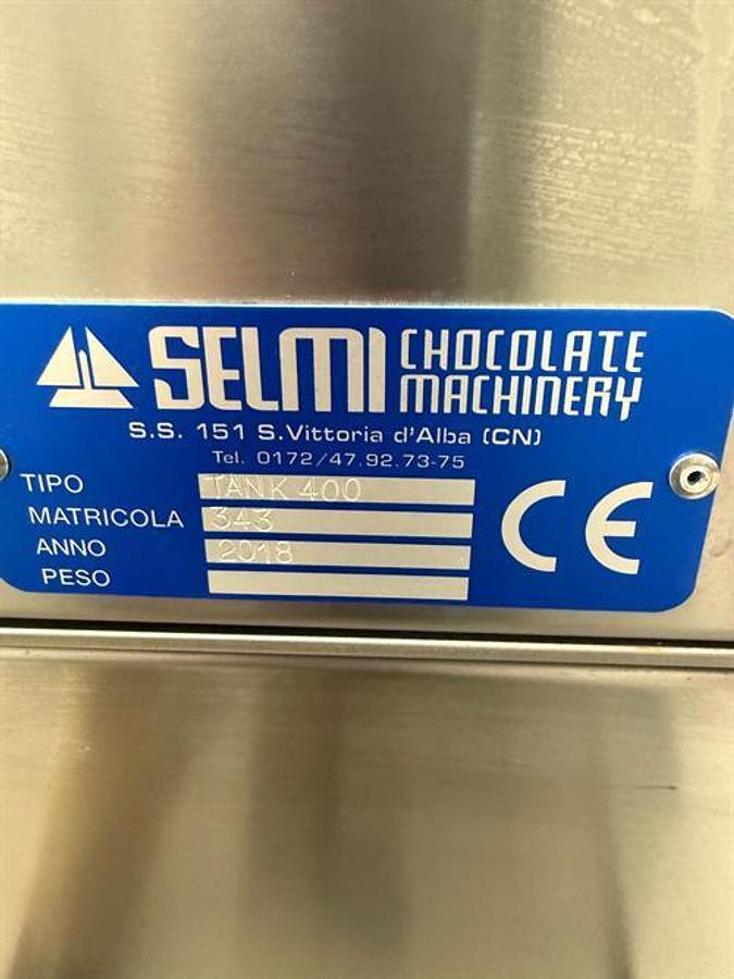 Usado Selmi 400 SS 350kg Chocolate Tank