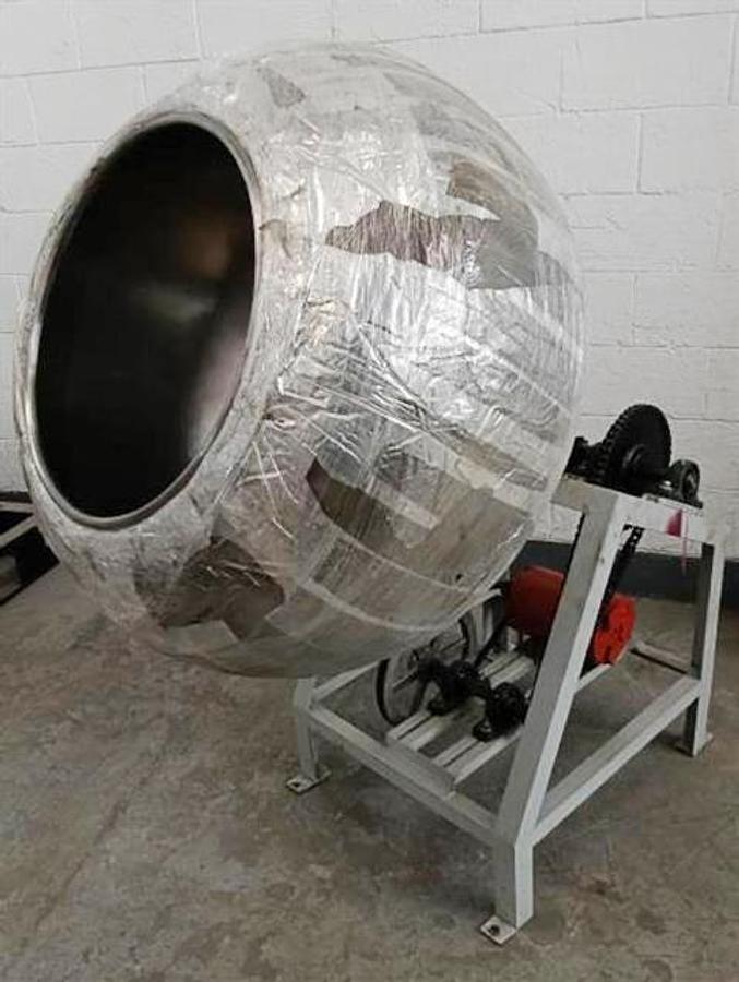 Used Stainless Steel 38" Diameter Coating Pan