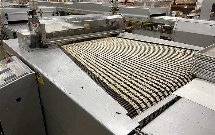 Used Sollich Double Layer Conbar Slab Line with Sollich Enrober