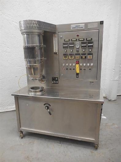Used Freund SFC-Mini Stainless steel Laboratory Fluid bed dryer