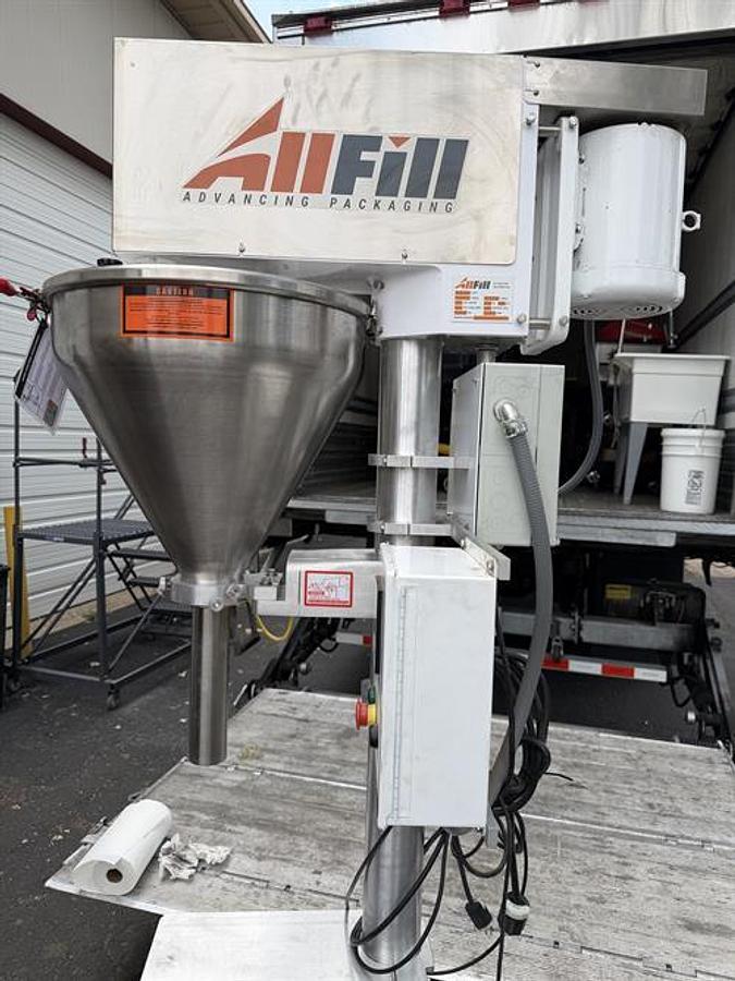 Used All-Fill model 350E Auger Filler on Stand