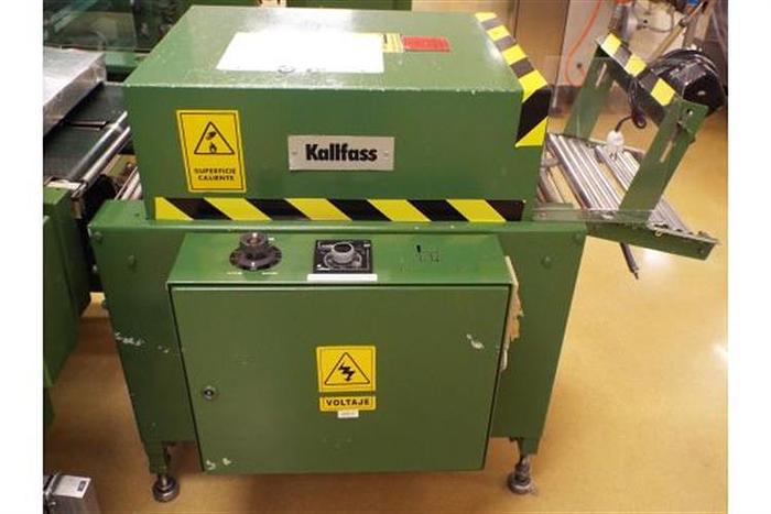 Used Kallfass Automatic Collator Stretch Film Bulls Eye Wrapper and Shrink