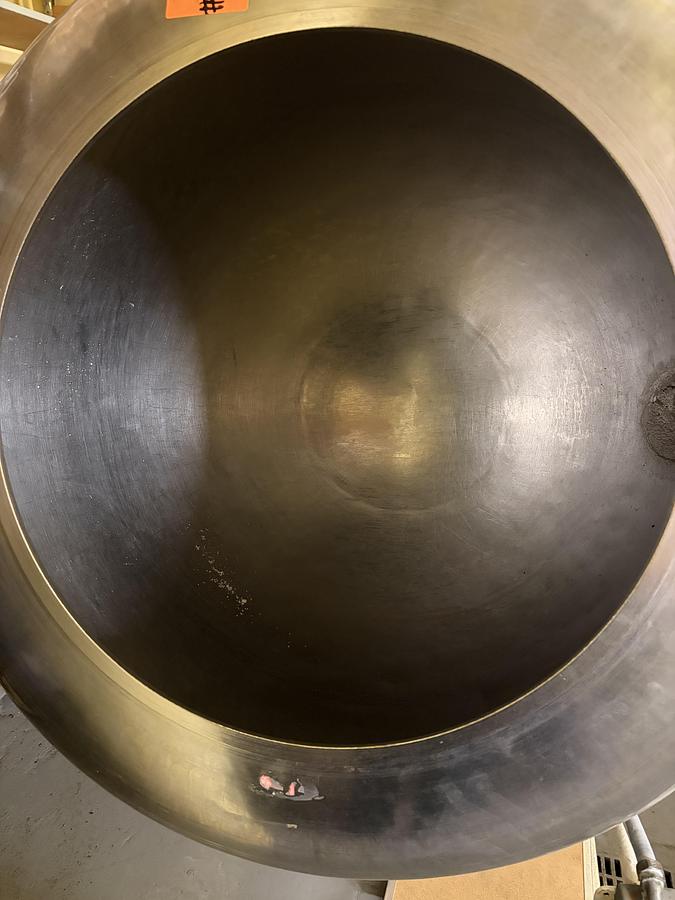 Used (3) Latini 42" Stainless Steel Coating Pans on Common Base