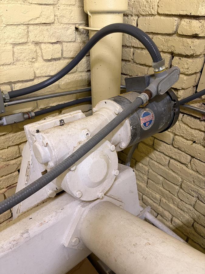 Used (2) Latini 42" Stainless Steel Coating Pans on Common Base