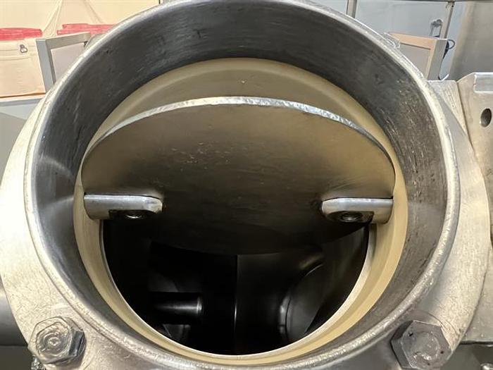 Used Patterson Kelley Buflovak 1 Cu Ft stainless steel V Blender with intensifier bar