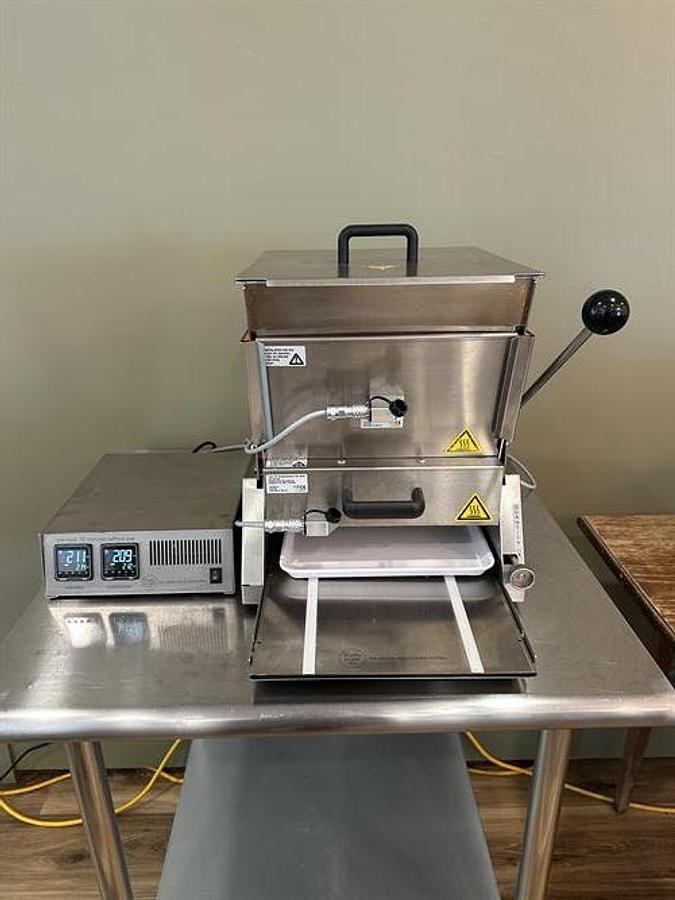 Used Truffly Made XL Universal Gummy Depositor with Molds and Panner