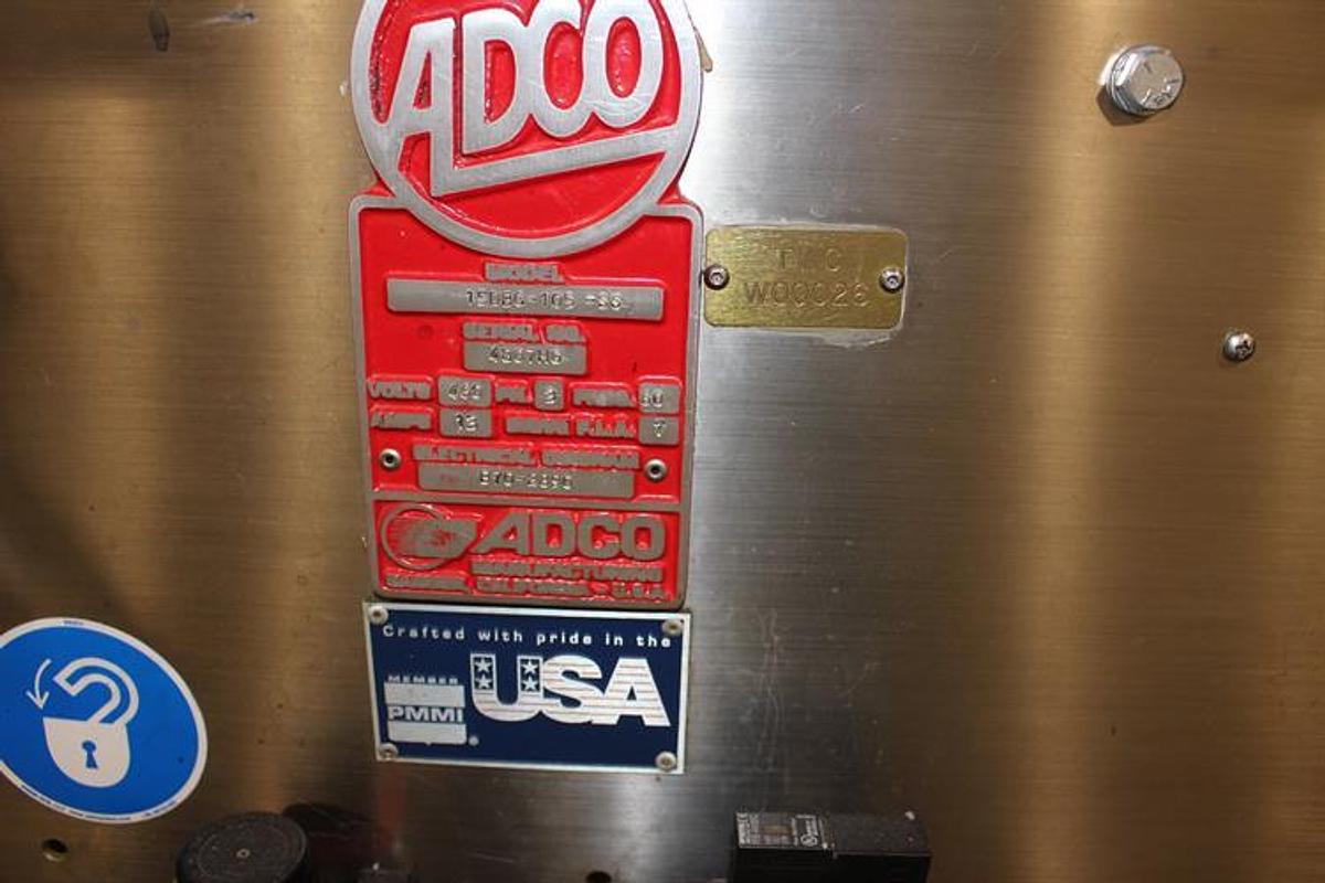 Used Adco Model 15DBC105SS Automatic Horizontal Cartoner