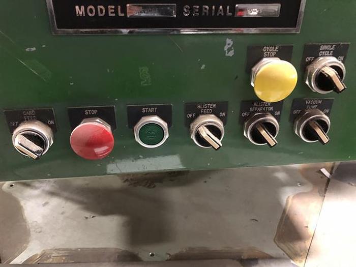 Used Alloyd 6S-CBE rotary blister packager