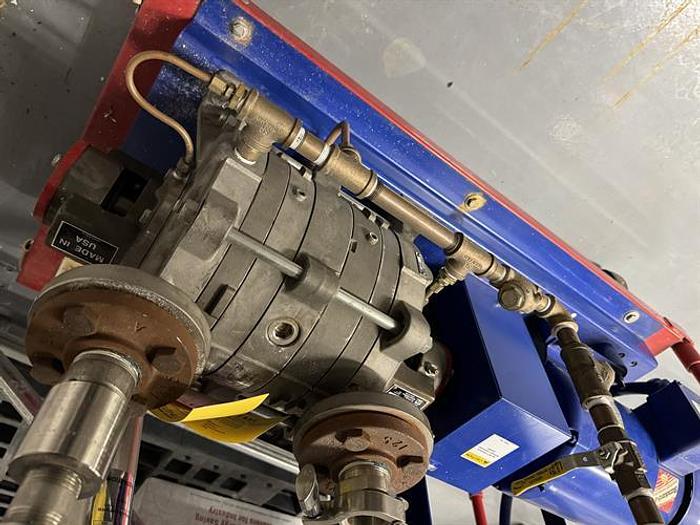 Used Kinney model KLRC-40-KCD3 two stage liquid ring vacuum pump