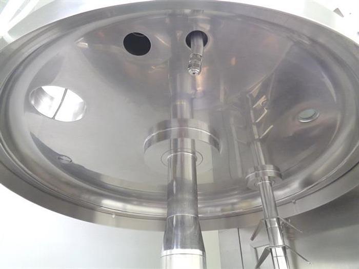 Used Vector Model GMX-600, 600 Liter Stainless Steel High Shear Granulator
