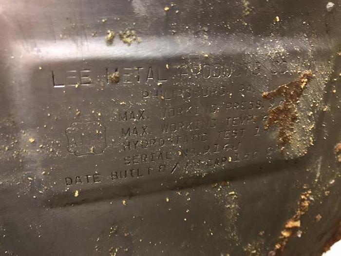 Used Lee 150 Gallon Stainless Steel Jacketed Cooking Kettle with Removable Basket