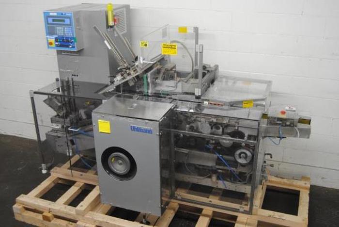 Used Uhlmann model C100 Cartoner with blister feed
