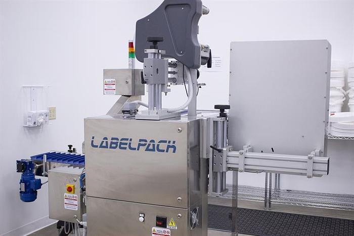 Used LabelPack Wraparound Labeler for Tubes