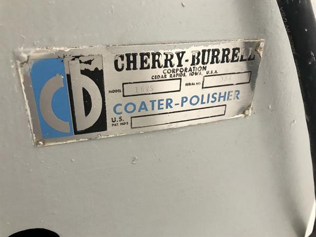 Used Cherry Burrell 40" diameter canvas coating pan