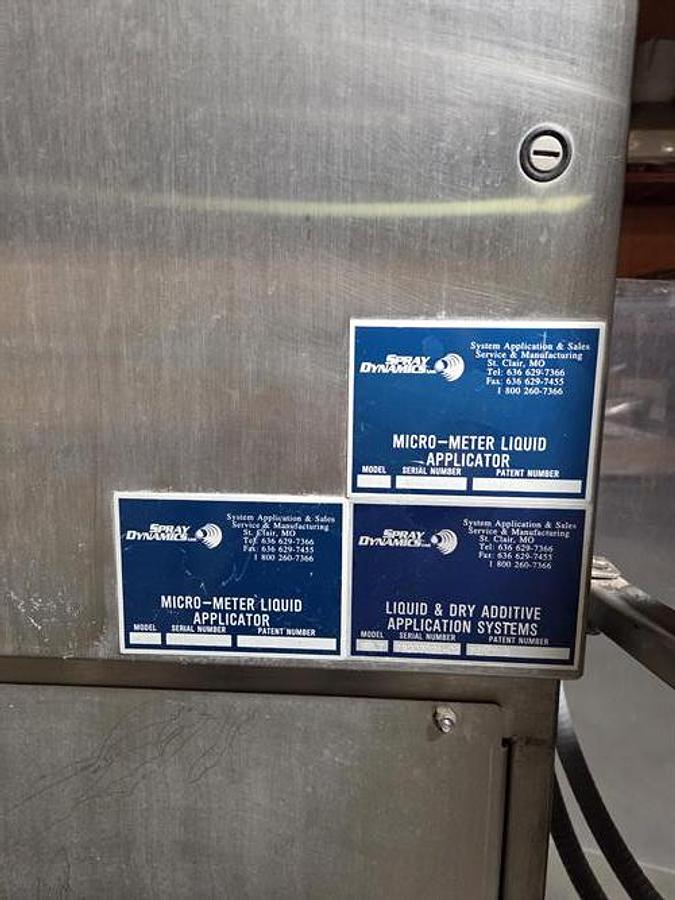 Used Spray Dynamics 72" Belt Polisher
