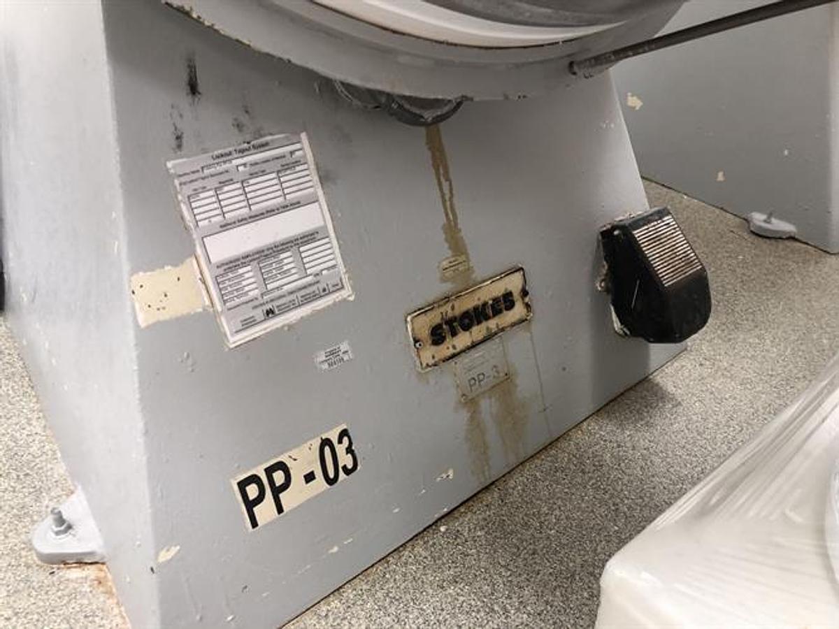 Used Stokes 40" diameter canvas polishing pan