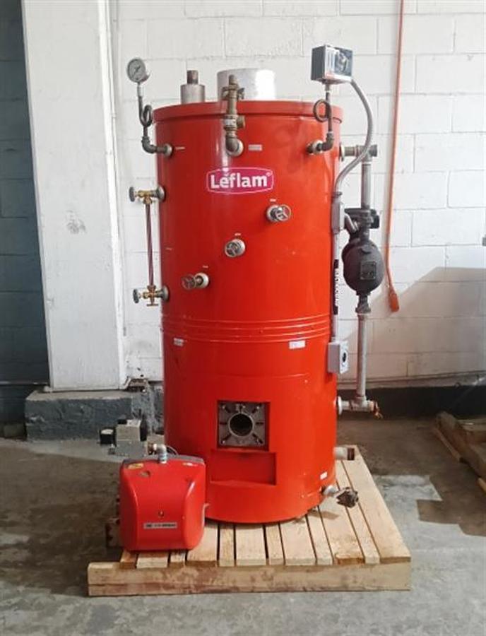 Used Leflam model 509M04 vertical boiler