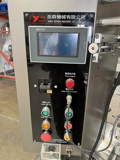 Used Yueh Chyun model CY-II stick pack machine for powders