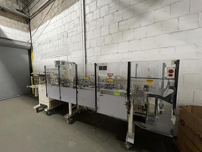 Used Bartelt model IM7-12 Pouch Packager with AMS Auger Filler