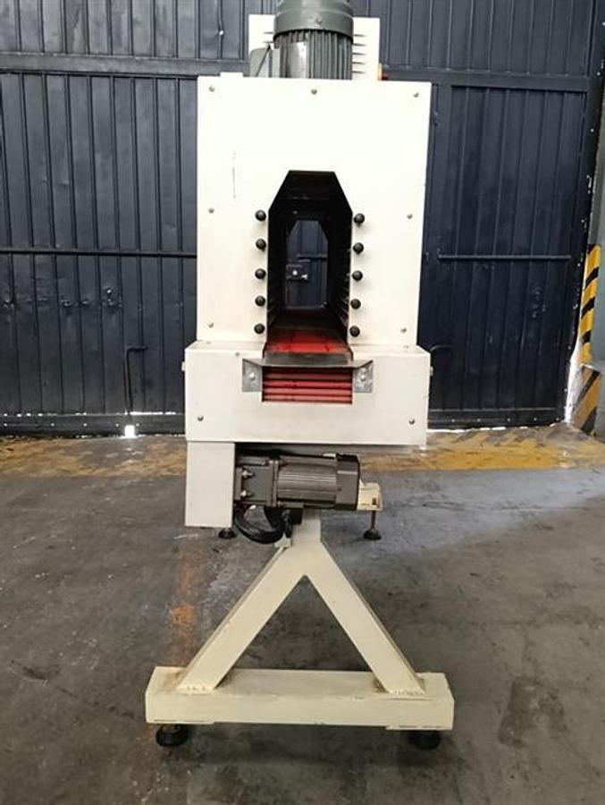 Used Devekmatic shrink tunnel for bottle labels