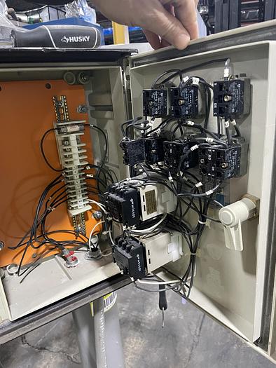 Used Patterson Kelley 3 Cu Ft stainless steel V Blender with intensifier bar