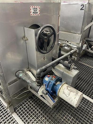 Used (3) 150-lb Capacity Stainless Steel Dry Roasters