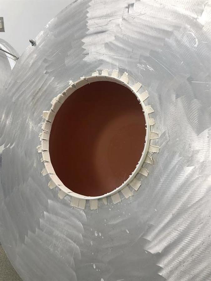 Used Stokes 40" diameter canvas polishing pan