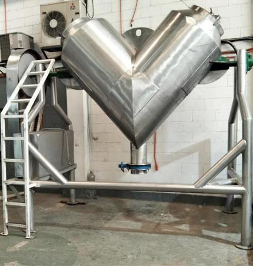 Used Stainless steel 65 Cu Ft V blender