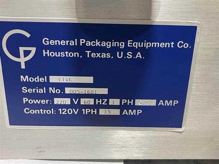 Used General Form, Fill and Seal Machine with Volumetric Cup Filler