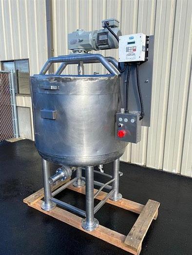Used 150 Gallon S/S Jacketed Mixing Tank