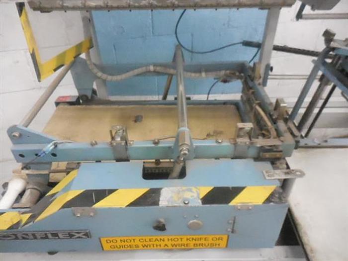 Used CONFLEX MODEL E-250A AUTOMATIC BOX WRAPPER